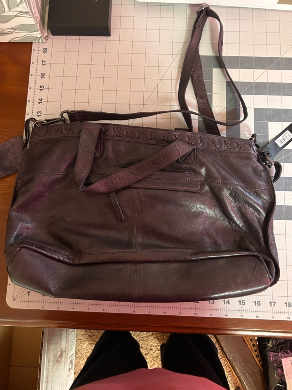 Latico Eggplant Crossbody NWT - Picture 7 of 7
